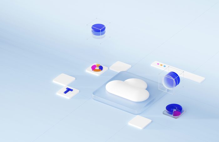 Cloud computing illustration